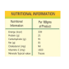 NUTRITIONAL INFORMATION